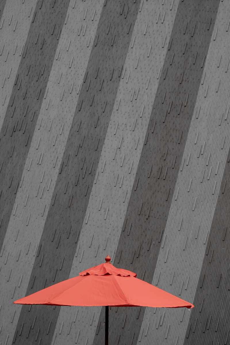 day, art and craft, red, texture, minimalism, 4K, no people, parasol, footpath, protection, shape, photo, close-up, wall - building feature, pattern, decoration