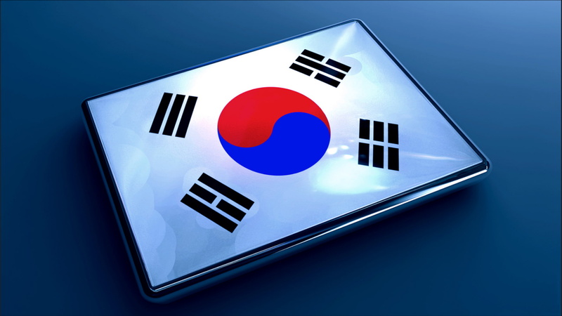 sign, close-up, control, red, single object, no people, symbol, colored background, communication, flag, blue, South Korea, metal, 1080P, car, simple