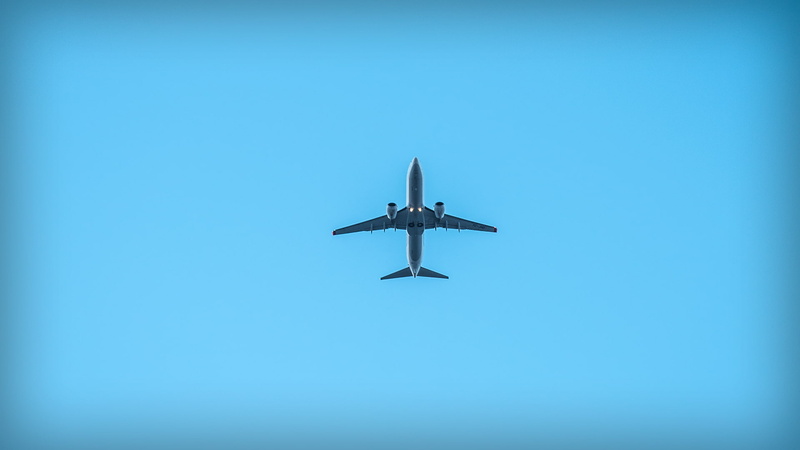 planes, minimalism, sky, 1080P, cyan, blue, airplane, aircraft, Tourism