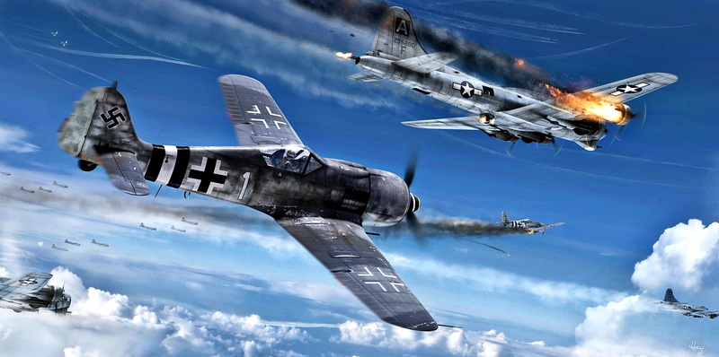 Storm season 1, 8th Air Force, 2K, Fw.190A, Strategic bombing of Germany, B-17G
