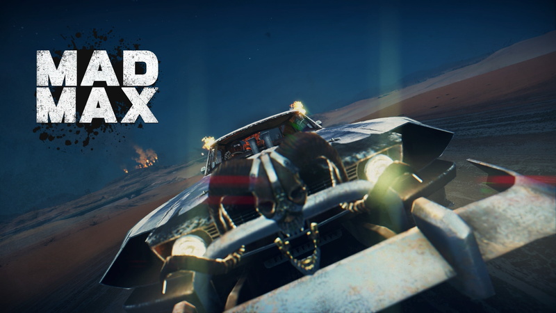 video games, sky, technology, Mad Max (game), sign, mode of transportation, blue, indoors, car, 2K, transportation, text, table, communication, Mad Max
