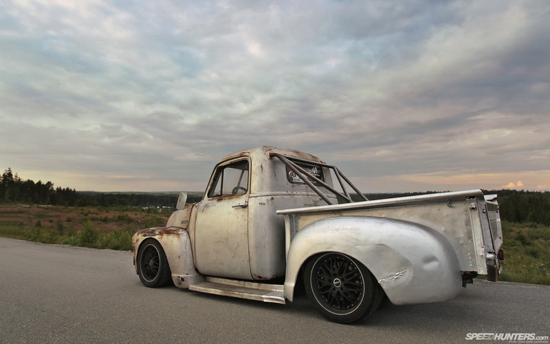 single, hot, classic, truck, cars, car, rod, 1080P, chevrolet, gray, rust, hd, cab