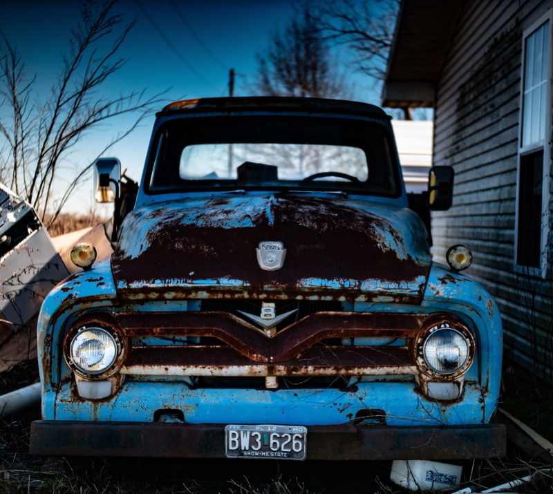 classic, delivery, mode of transportation, no people, damaged, old, truck, close-up, land vehicle, vintage, rusted, transportation, run-down, blue, car