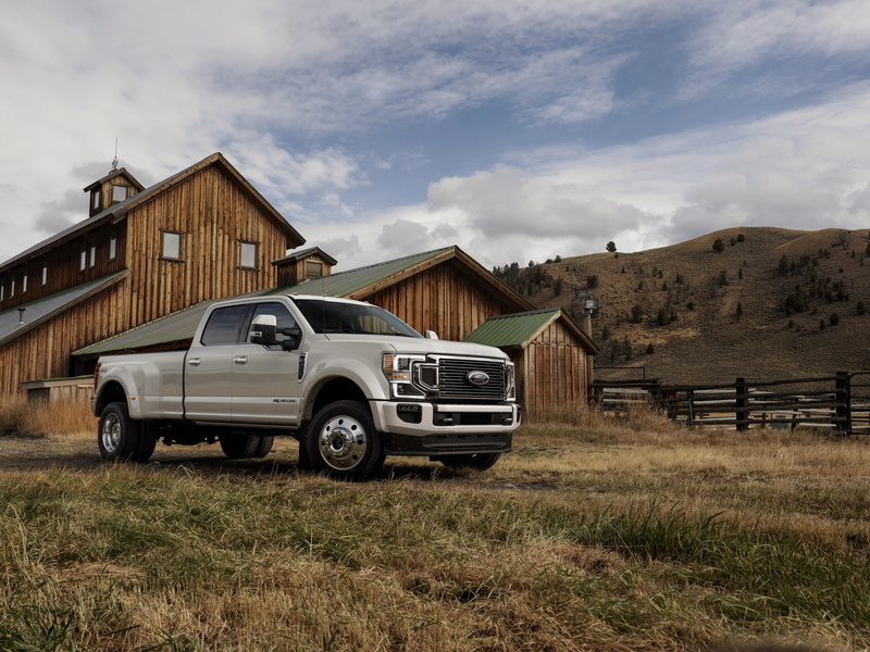 Ford, Ford F-450 Super Duty, Ford F-450, Car, Silver Car, Vehicle, 4K, Pickup
