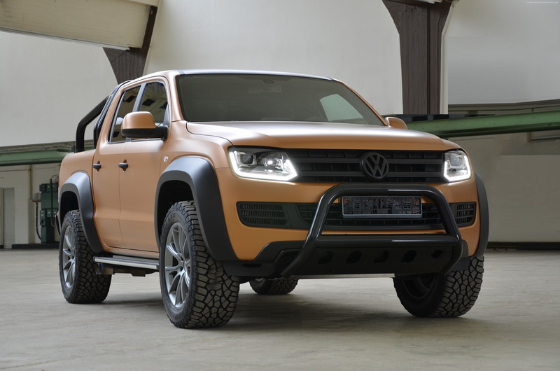 pickup, Jeneva Auto Show 2016, 4K, MTM Volkswagen Amarok V8 Passion " Desert"