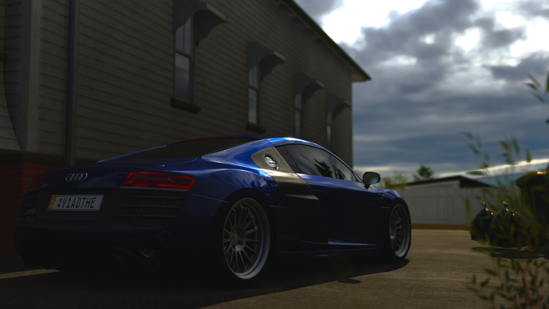 transportation, building, forza horizon 3, nature, wheel, day, luxury, outdoors, building exterior, car, 4K, no people, sky, land vehicle, house, video games