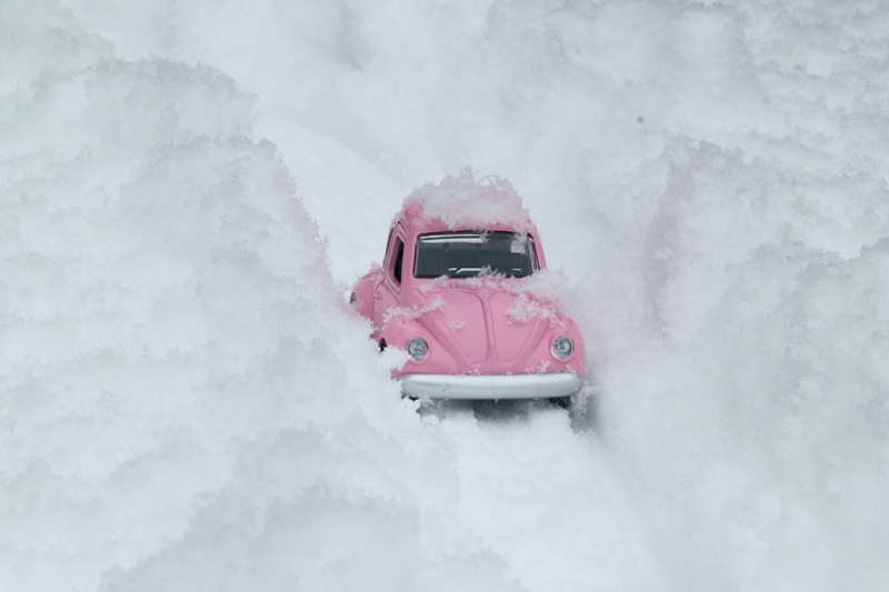 pink, manipulation, kocaeli, classic car, pond, vw, bug, white color, heavy snow, strong, horas, rubber, cold temperature, car, volswagen openable, the postcard