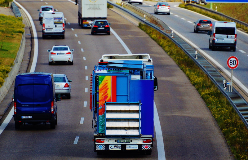 autos, motion, roadway, freight Transportation, travel, city, outdoors, day, 4K, road, speed, germany, traffic, moving, no people, street, truck, streets
