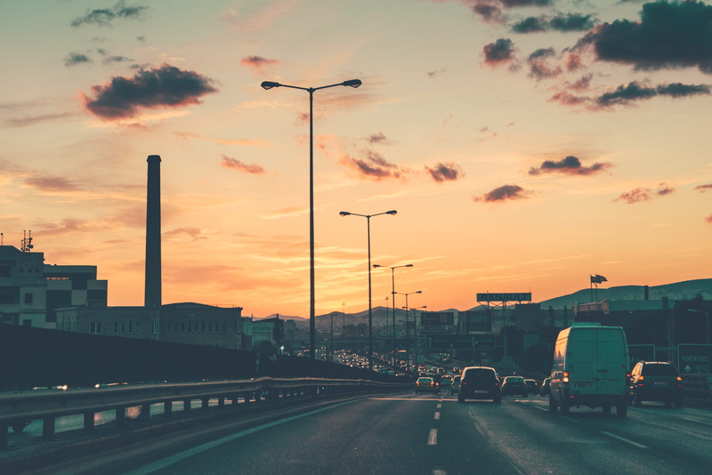 moody, transportation, architecture, travel, nature, multiple lane highway, traffic, no people, building exterior, streets, highway, outdoors, jam, work