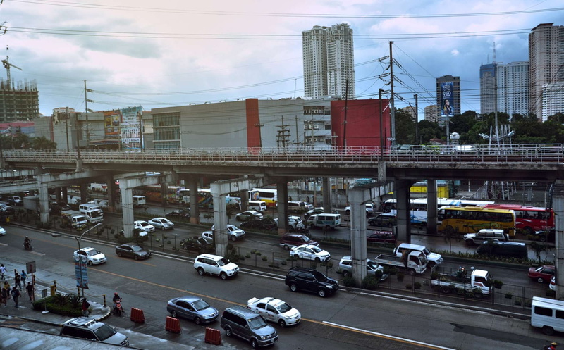public transportation, 1080P, street, outdoors, built structure, city, architecture, bridge - man made structure, building exterior, cloud - sky, track