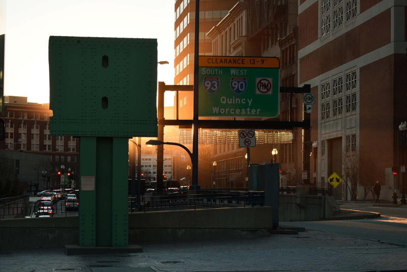 1080P, orange details, illuminated, communication, boston, outdoors, urban landscape, urban, road, bostonusa, traffic jam, text, traffic, mode of transportation