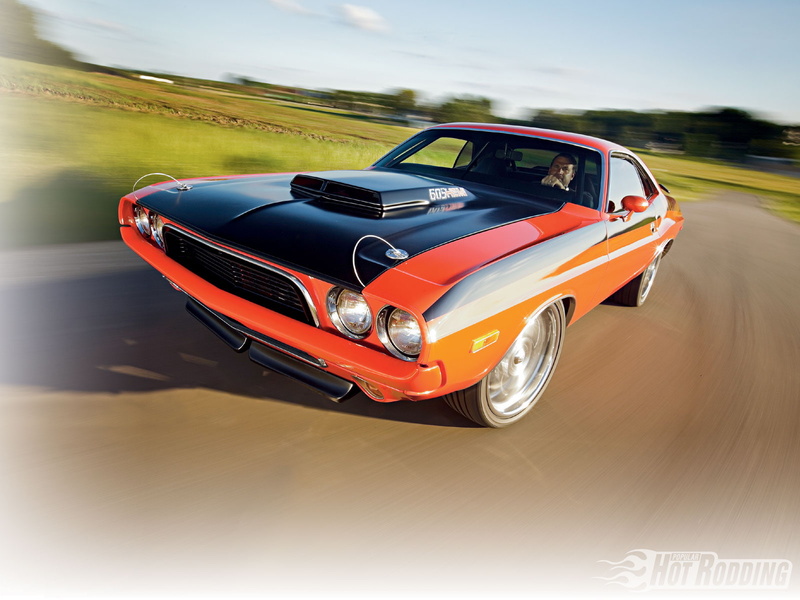 dodge, hot, challenger, rod, 1973, cars, 720P, muscle