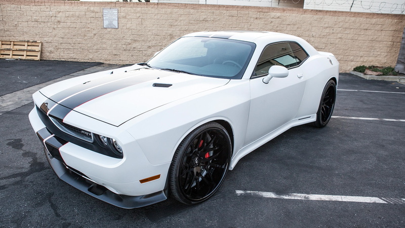 Dodge Challenger SRT8, vehicle, car, 1080P, white cars, Dodge