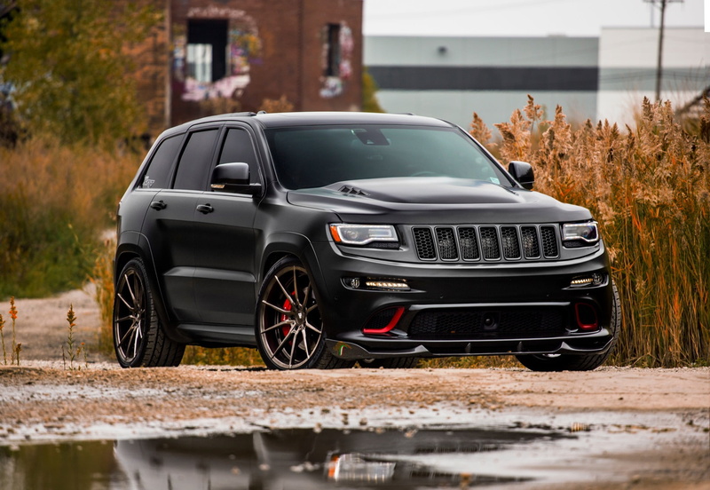Cherokee, Reflection, Muscle, Puddle, SRT8, Jeep, Hemi, 1080P, Sight