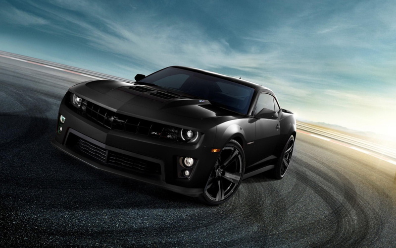 zl, camaro, chevrolet, 1080P, black