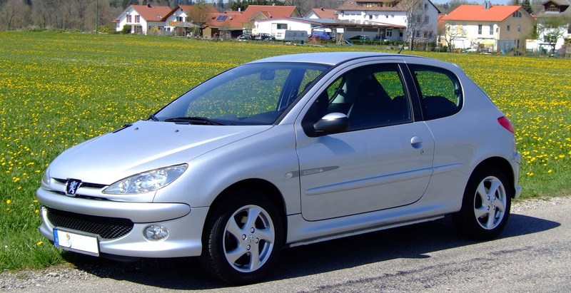 fraances, peugeot, coche, 206, 2K