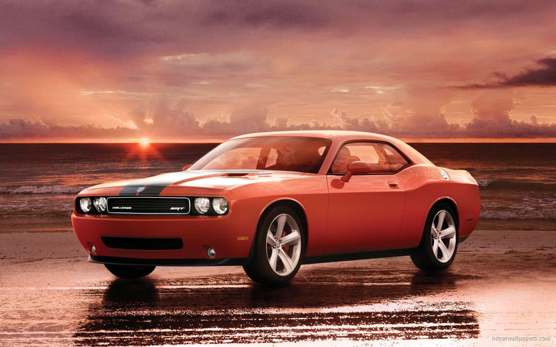 dodge, srt, srt8, 1080P, challenger, red, coupe, 2008, sports, cars