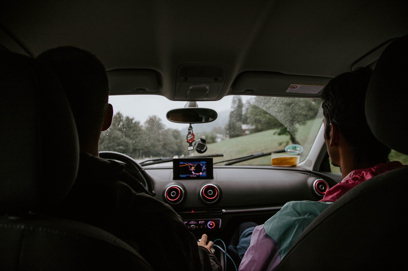 men, tree, travel, adult, sitting, speed, man, audi, transport, bavarium, driving, road trip, 5K, driver, passenger, inside Of, sat nav, two, wiper, seats