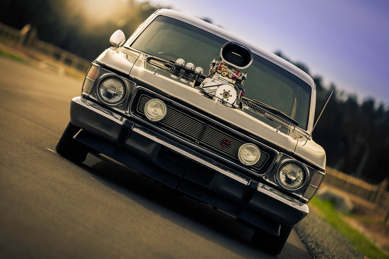 silver, muscle, retro styled, motor vehicle, obsolete, chrome, transportation, focus on foreground, car, technology, land vehicle, antique, day, sky, 1080P