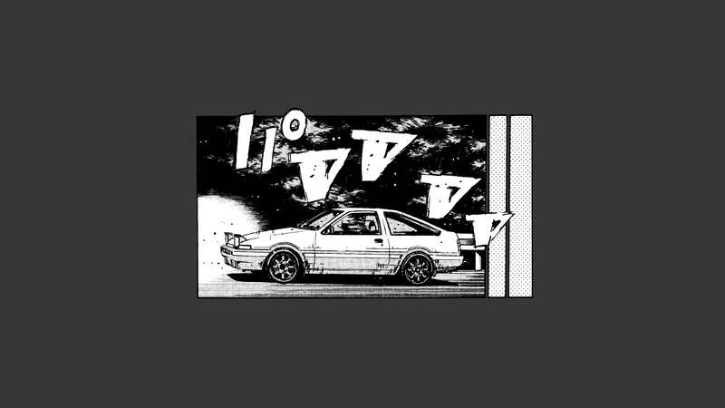 Initial D, Toyota AE86, 4K
