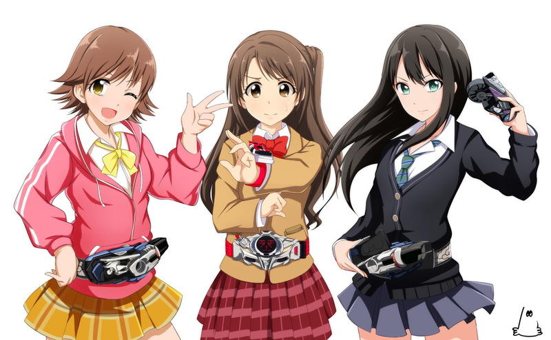 Rin Shibuya, Mio Honda, Anime, The iDOLM@STER, Uzuki Shimamura, 1080P
