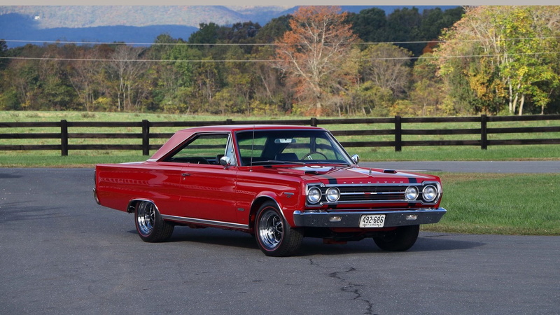 720P, cars, plymouth, red, hemi, gtx, 1967