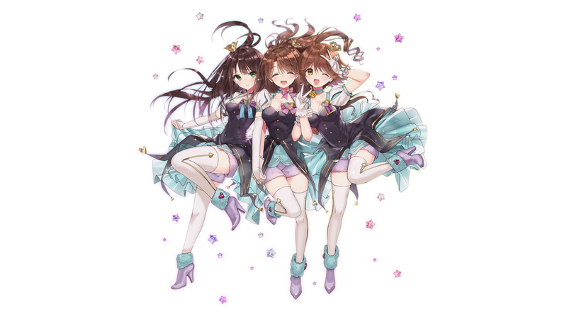 The iDOLM@STER Cinderella Girls, Rin Shibuya, Uzuki Shimamura, Anime, Mio Honda, 1080P