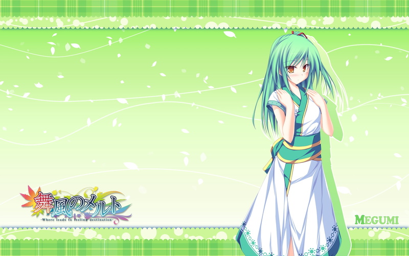 adult, one person, standing, character, nature, grass, hairstyle, front view, girl, mikagami mamizu, anime, female, kimono, 2K, clothing, females