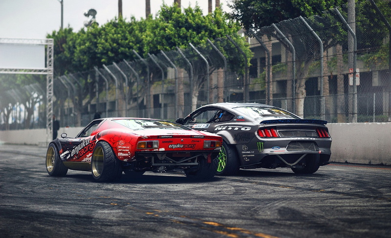 driftcar, Monster Energy, Ford, Lamborghini Miura, 1080P, Ford Mustang, tuning, formula drift, Enjuku Racing, Lamborghini