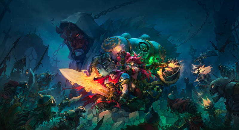 video games, digital art, 4K, Battle Chasers
