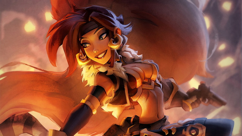 happy, 1080P, digital art, fantasy art, Battle Chasers