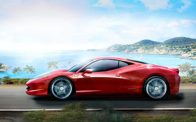 Ferrari, 2K, Speed, Red, Sports, Car, high
