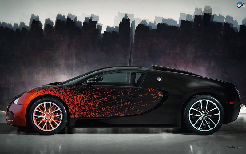 black, car, road, red, sports, cars, 1080P, bugatti