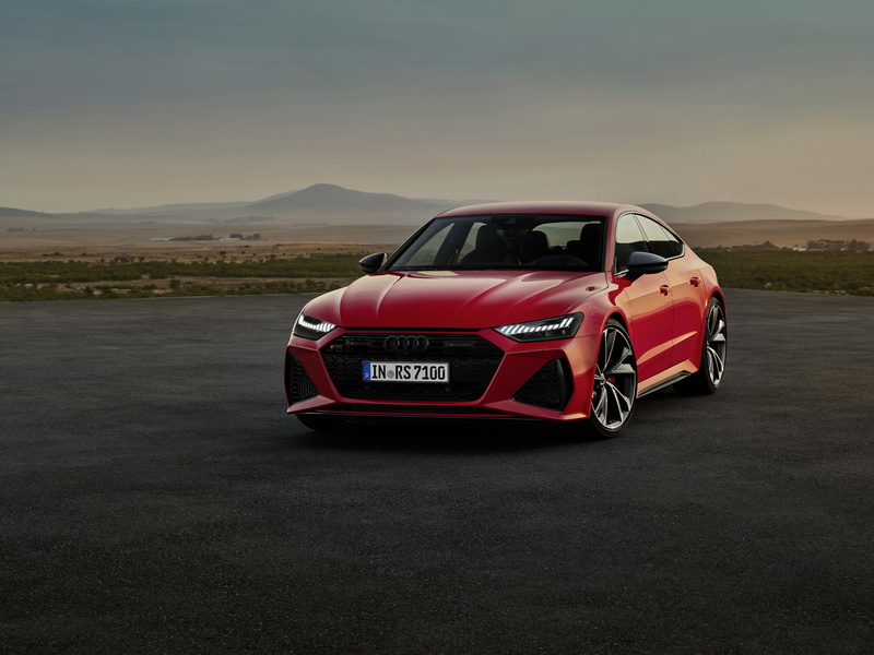Vehicle, Car, Audi, Red Car, Luxury Car, 4K, Audi RS7