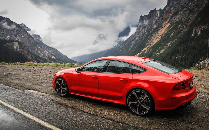 View, Red, Side, 1080P, Car, rs, Audi