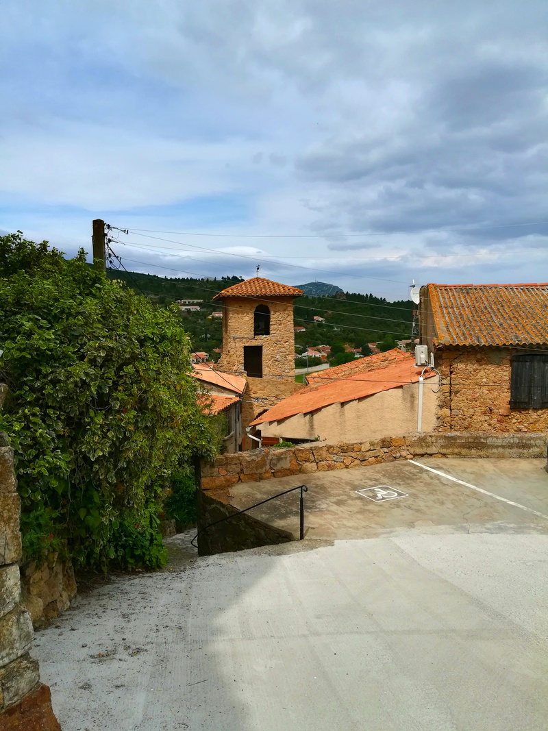 day, plant, village, alley, france, city, house, architecture, town, nature, aude, direction, built structure, roof, orange, tree, tile, 4K, cloud - sky