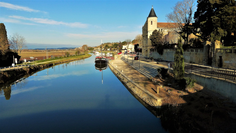 body of water, cloud - sky, built structure, transportation, france, history, plant, architecture, nature, peniche, no people, 4K, travel, reflection