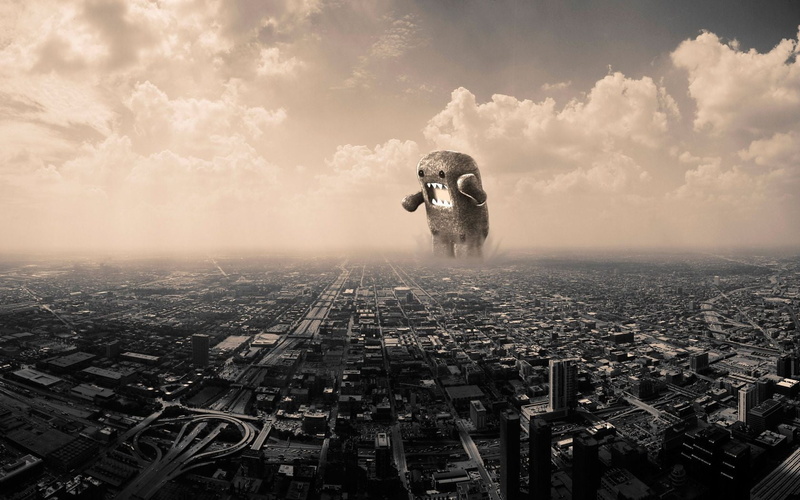 office building exterior, skyscraper, modern, one person, technology, building exterior, crowd, domo, adult, 720P, digital composite, activity