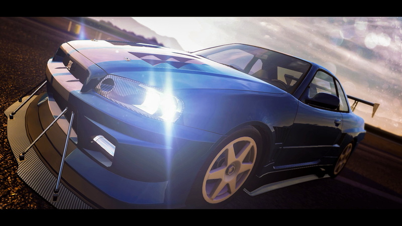 blue cars, transportation, land vehicle, gt, no people, transfer print, environment, lens flare, racecar, shiny, sky, coupe, auto post production filter
