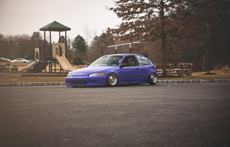 1080P, Purple, civici, Honda Civic, stance. Honda