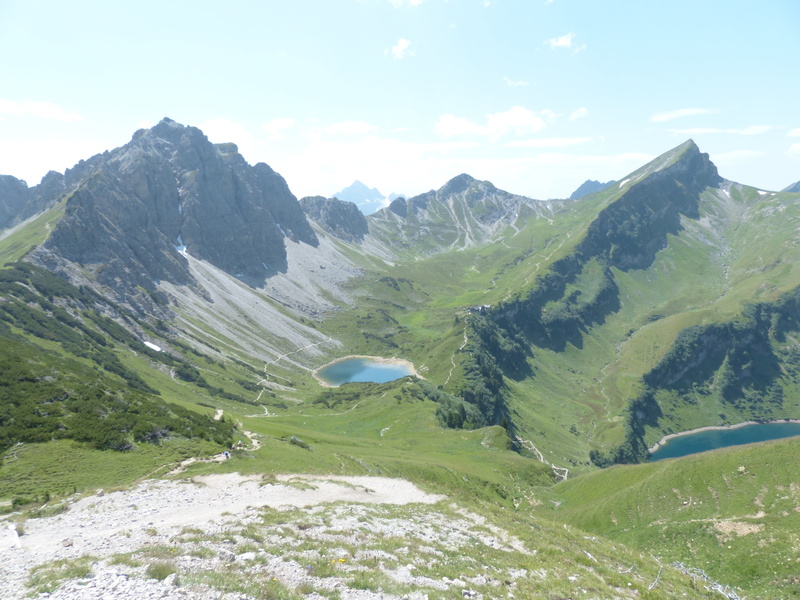 european Alps, outdoors, day, austria, flower meadows, allgäu alps, idyllic, more, summer, scenics - nature, mountain hike, mountain range, tranquility