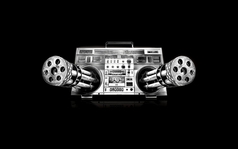 player, reflection, background, boombox, 1080P, weapon