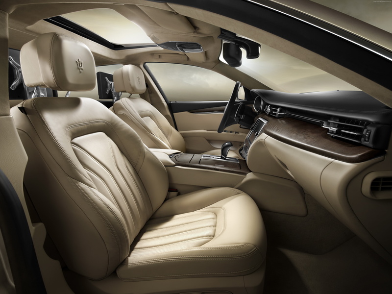 4K, supercar, sports car, Maserati Quattroporte, review, luxury cars, interior, black, test drive
