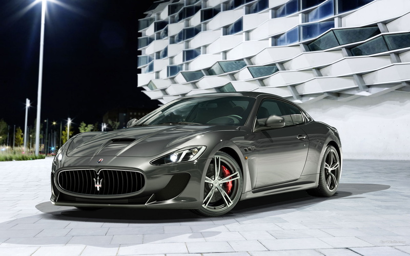 cars, hd, gray, 2K, night, granturismo, turismo, maserati, gran