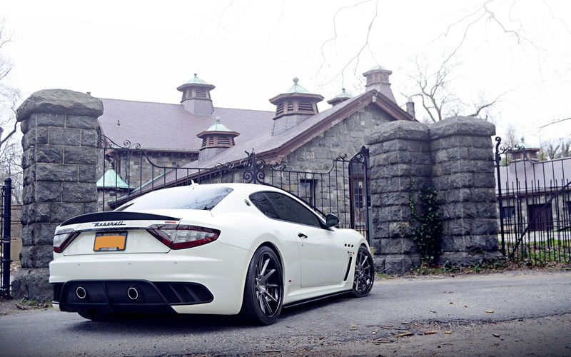 Tuning, street, Bodykit, white, 1080P, Maserati, car, granturismo