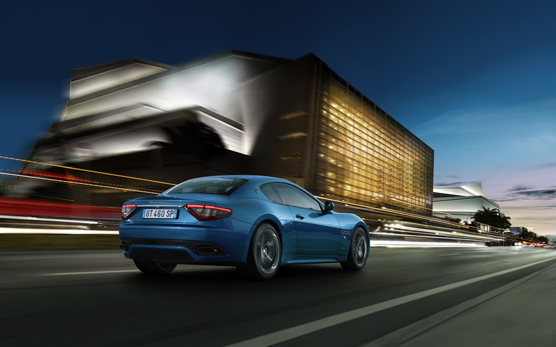 Car, Maserati, Blue, granturismo, Speed, Sport, 2K