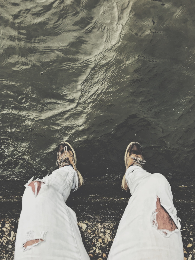 togetherness, outdoors, 4K, river, black boy, wet, leisure activity, sea, adult, low section, ripped jeans, nature, women, real people, east coast, ripple