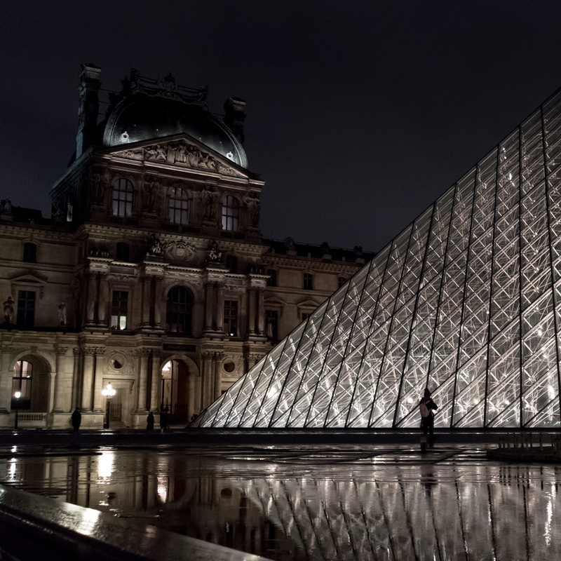 paris, travel destinations, musée du louvre, pyramid, reflection, tourism, travel, water, incidental people, outdoors, architecture, france, nature, museum
