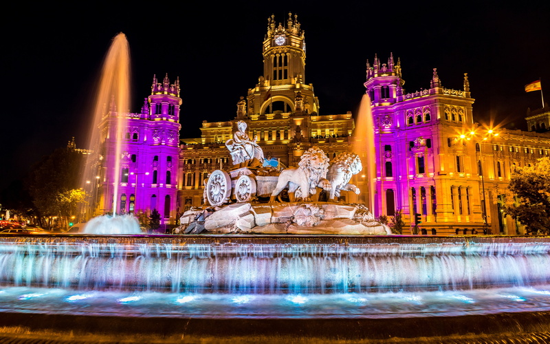 roman, beautiful, 4K, mobile, computer, madrid, desktop, goddess, spain, cibeles, sibele, phones, statue, plaza, hd, de, fountain