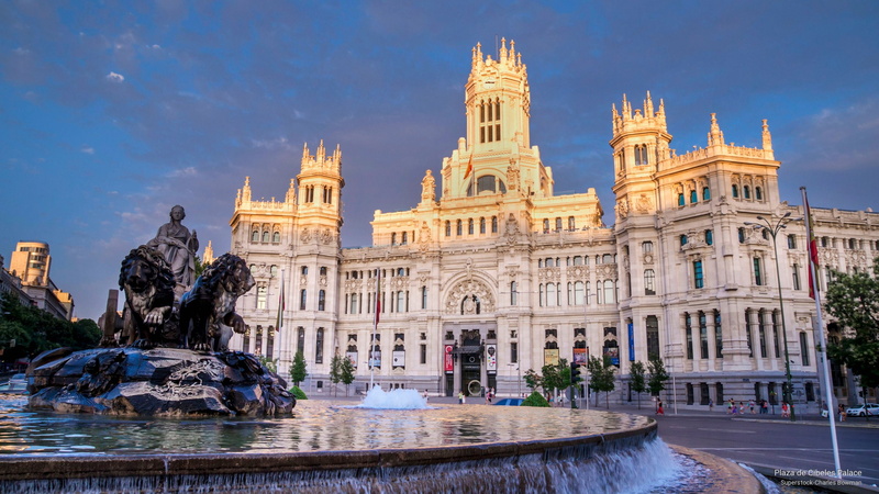 palace, de, plaza, cibeles, 2K, Architecture